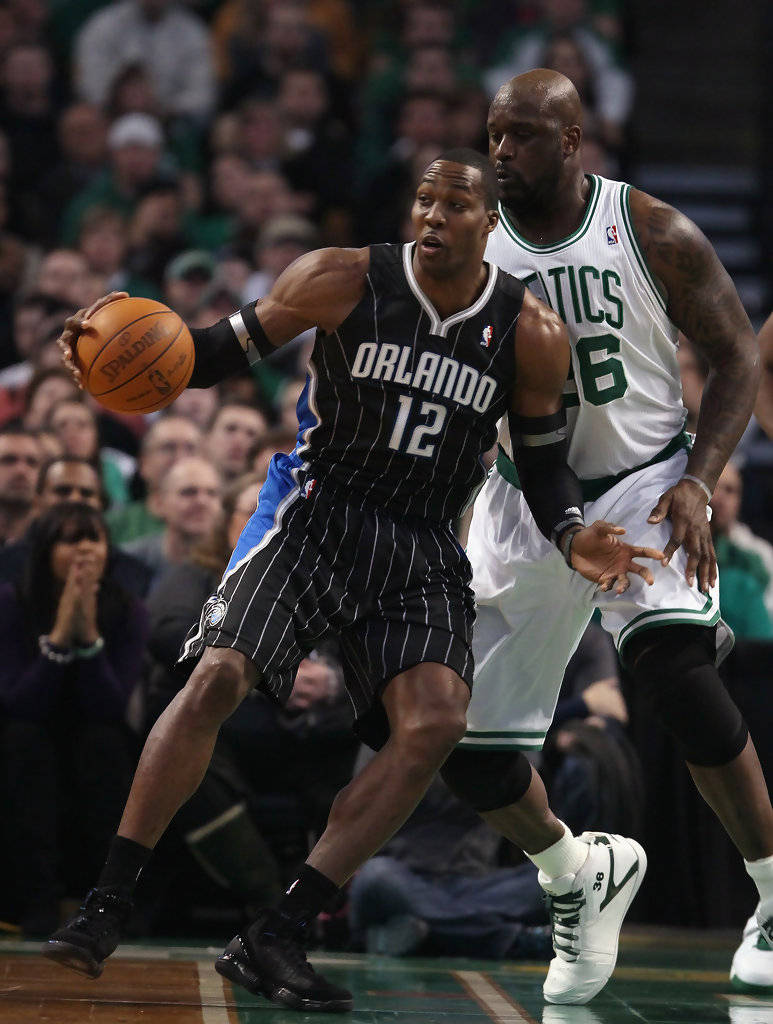 Dwight Howard Shaquille O'neal Orlando Magic Boston Celtics