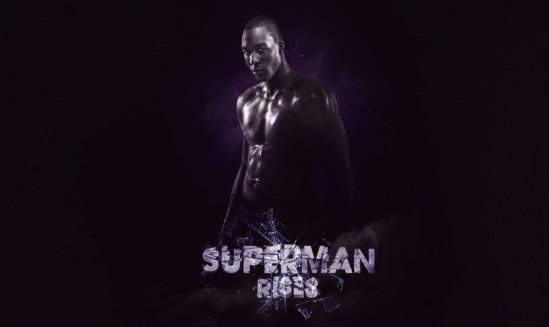 Dwight Howard Superman Rises Lakers Fan Art