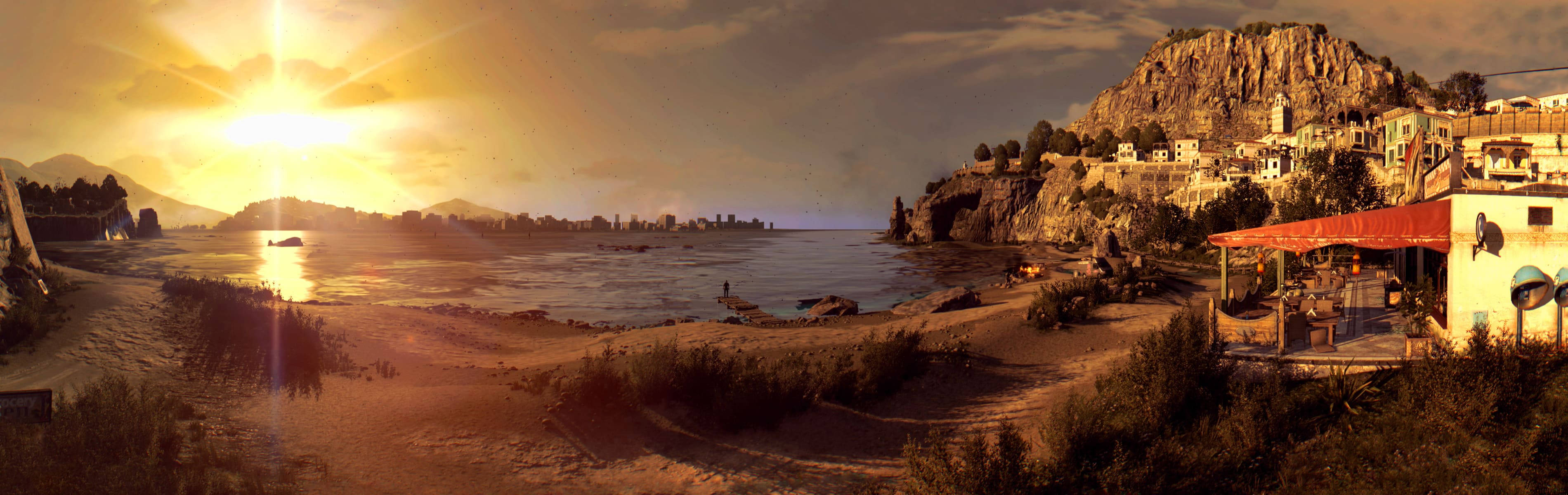 Dying Light Sunrise View Background