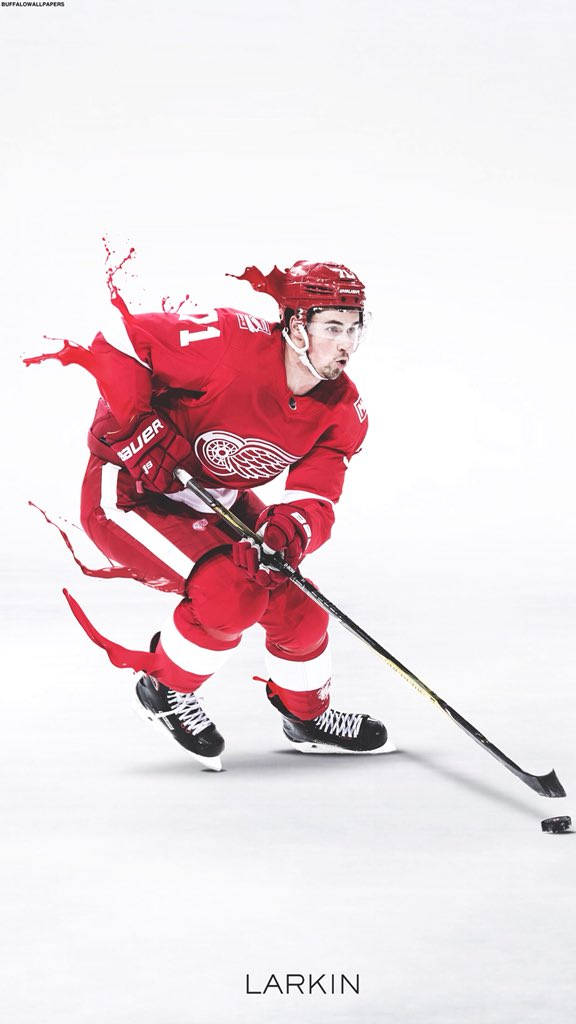 Dylan Larkin American Ice Hockey Player Background