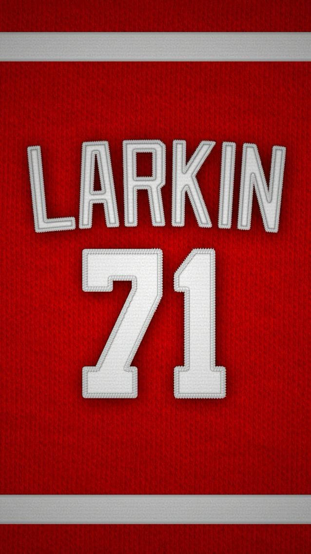 Dylan Larkin Jersey No. 71 Background