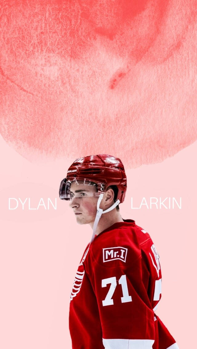 Dylan Larkin Nhl Captain Background