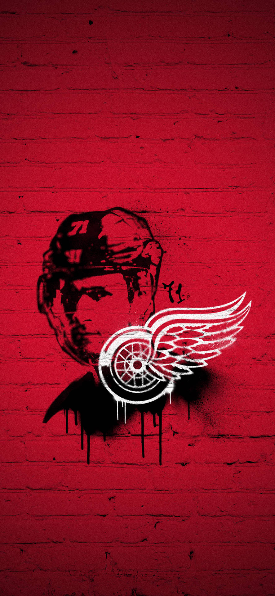 Dylan Larkin Of Detroit Red Wings Background