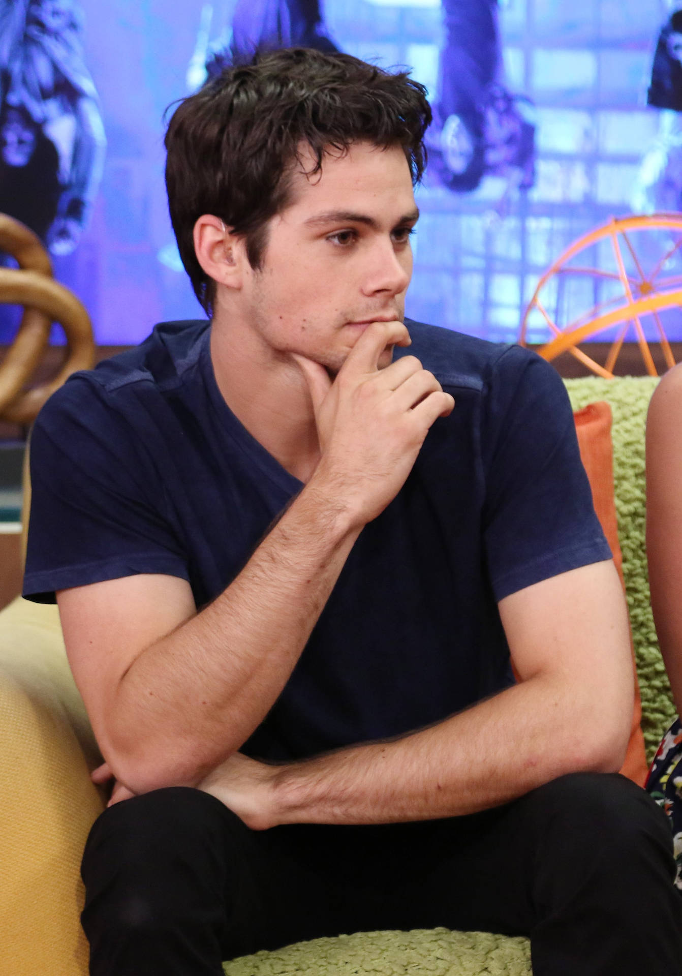 Dylan O'brien In An Engaging Interview Background