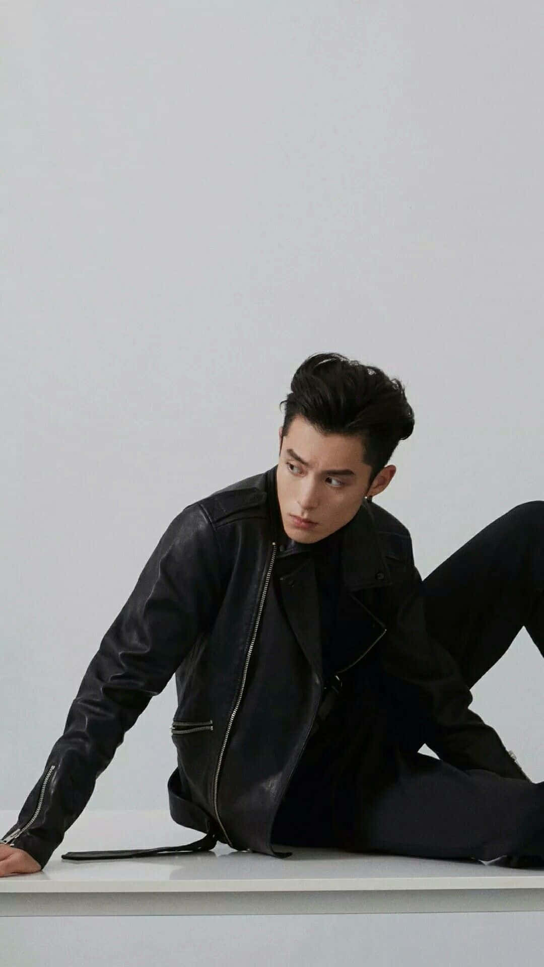 Dylan Wang Modeling In Black Background