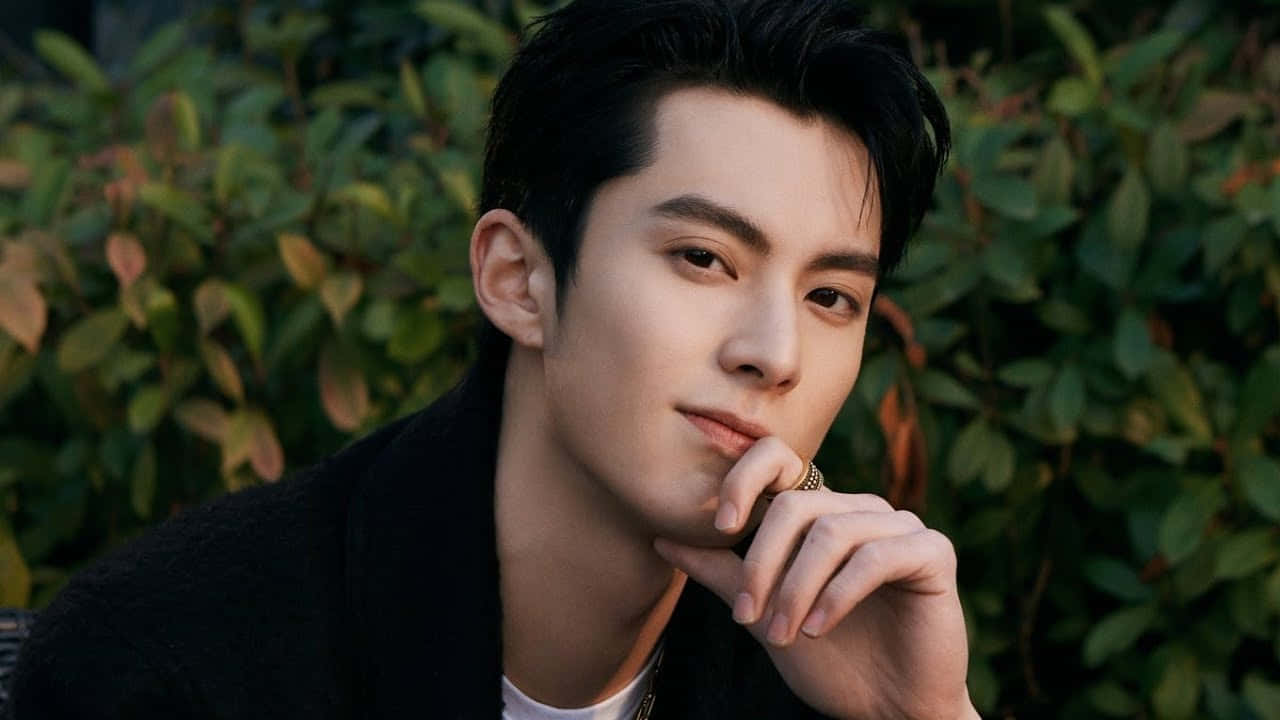 Dylan Wang Smirking Background