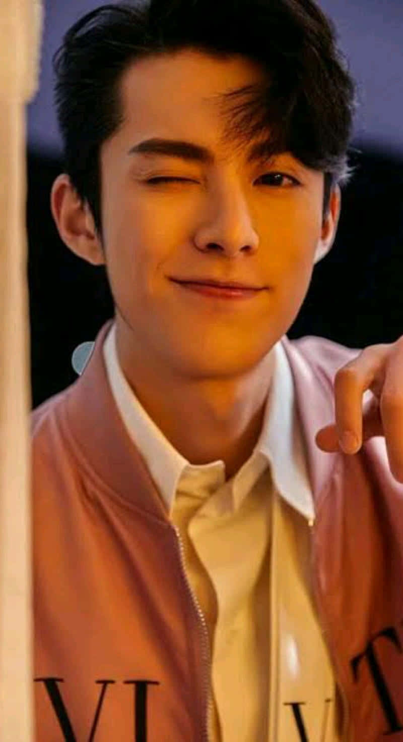 Dylan Wang Winking Background