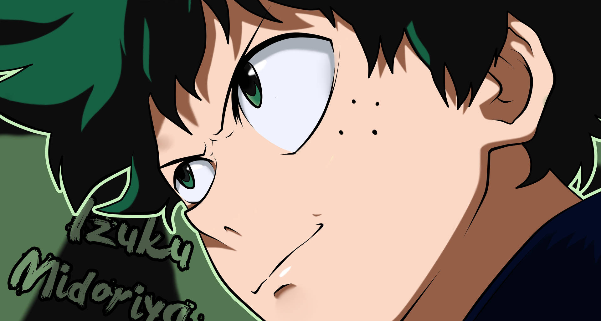 Dynamic And Inspirational - Izuku Midoriya In 4k Background