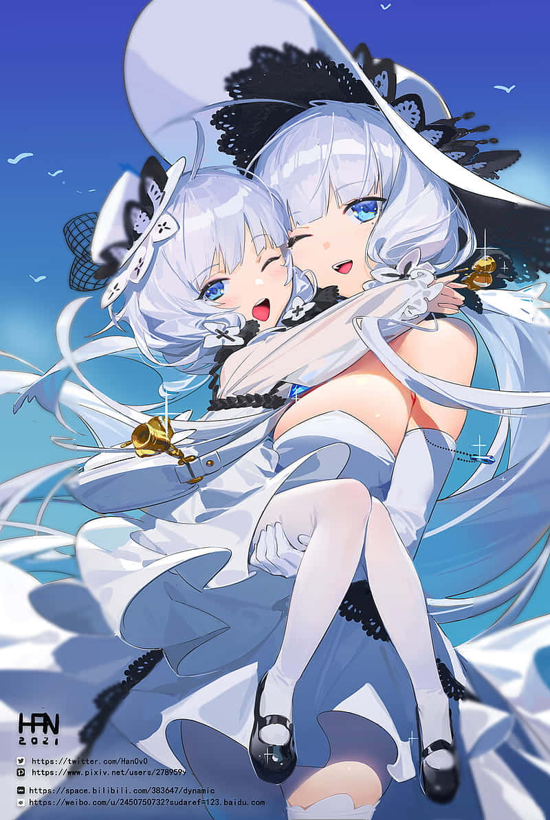 Dynamic Anime Azur Lane Mother & Child Background
