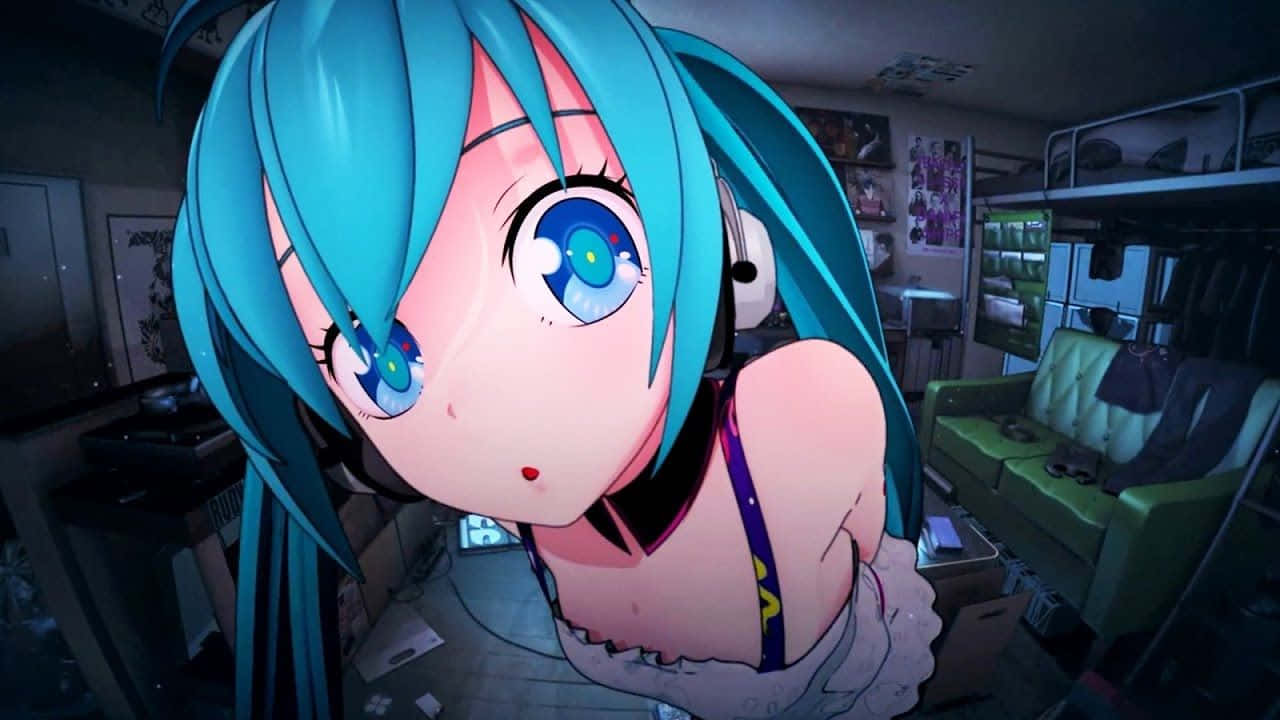 Dynamic Anime Hatsune Miku Background