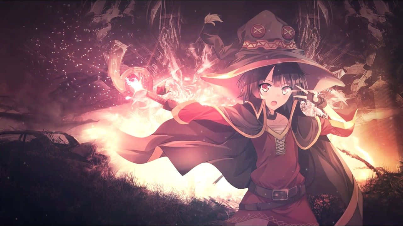 Dynamic Anime Megumin Witch