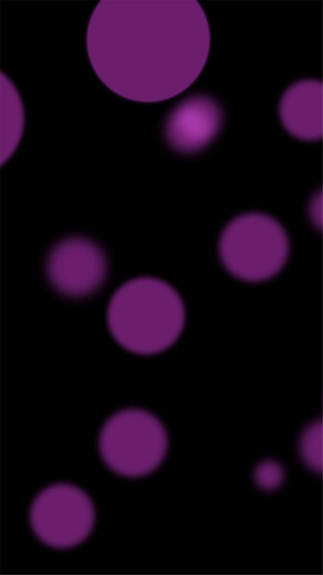 Dynamic Black Purple Bubbles Background