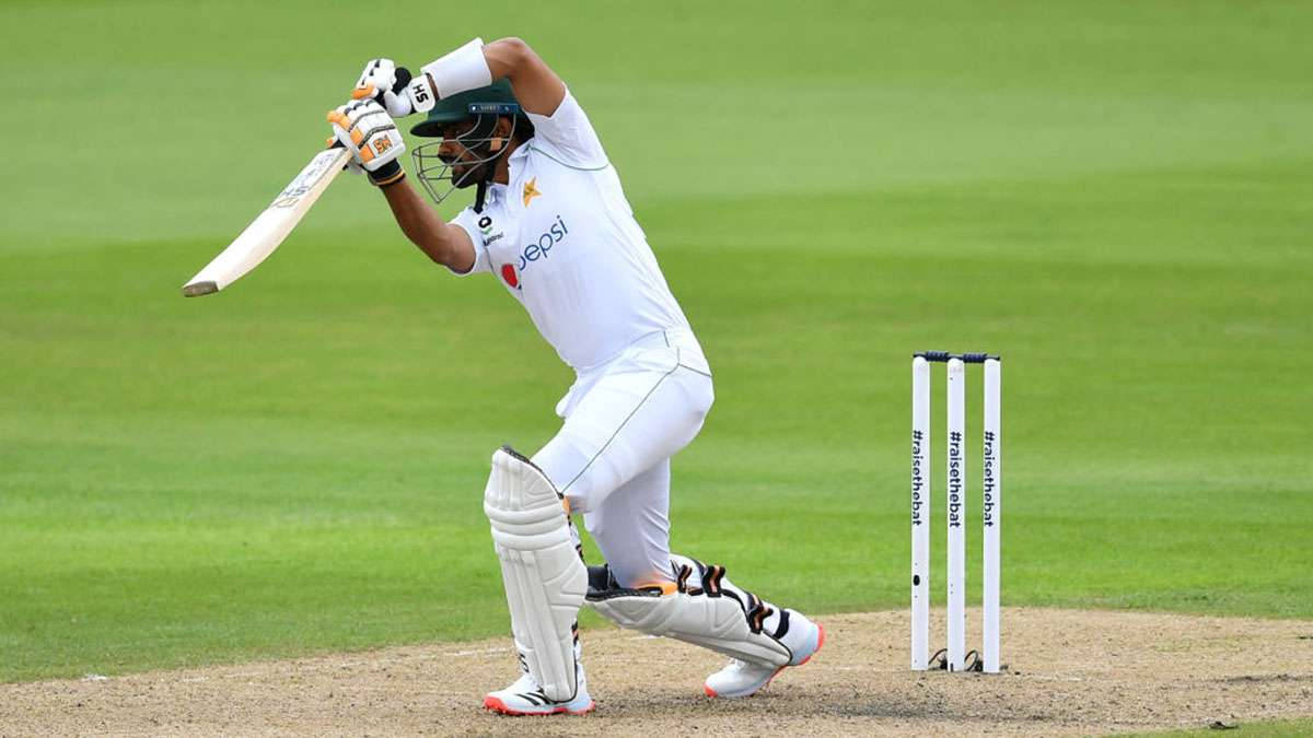 Dynamic Cricketer Babar Azam In Action
