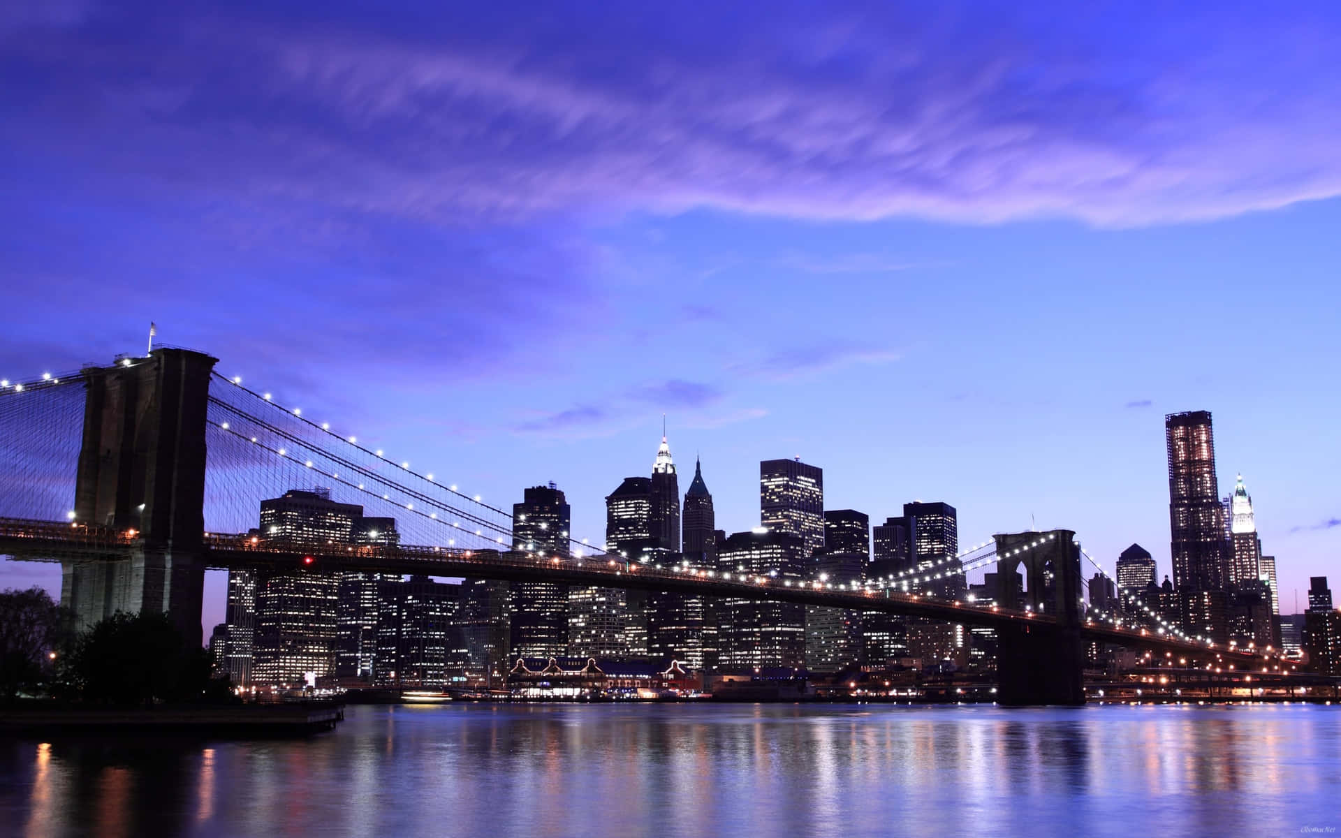 Dynamic Desktop Scene Featuring An Urban City Background