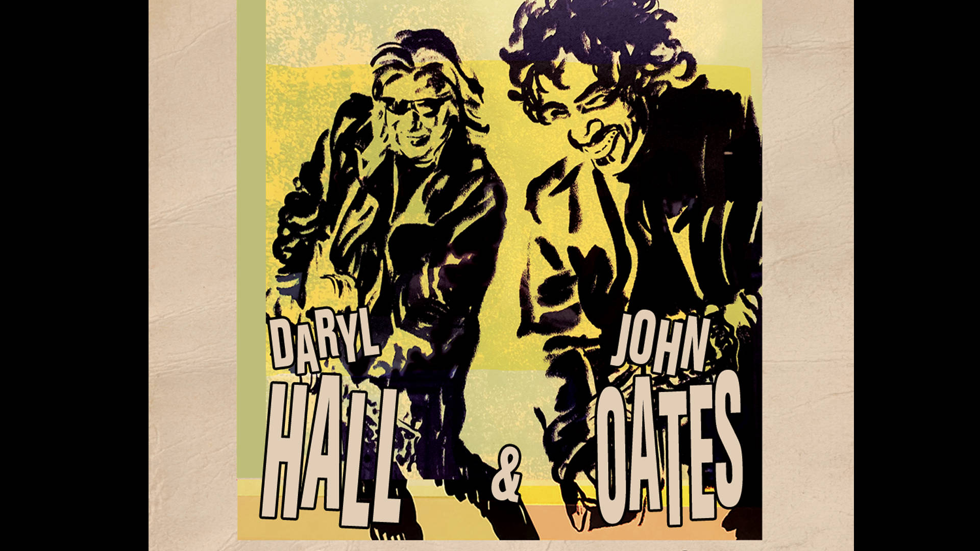 Dynamic Duo - Daryl Hall And John Oates In An Artistic Representation.