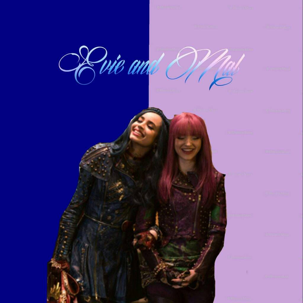 Dynamic Duo - Mal And Evie From Descendants Background