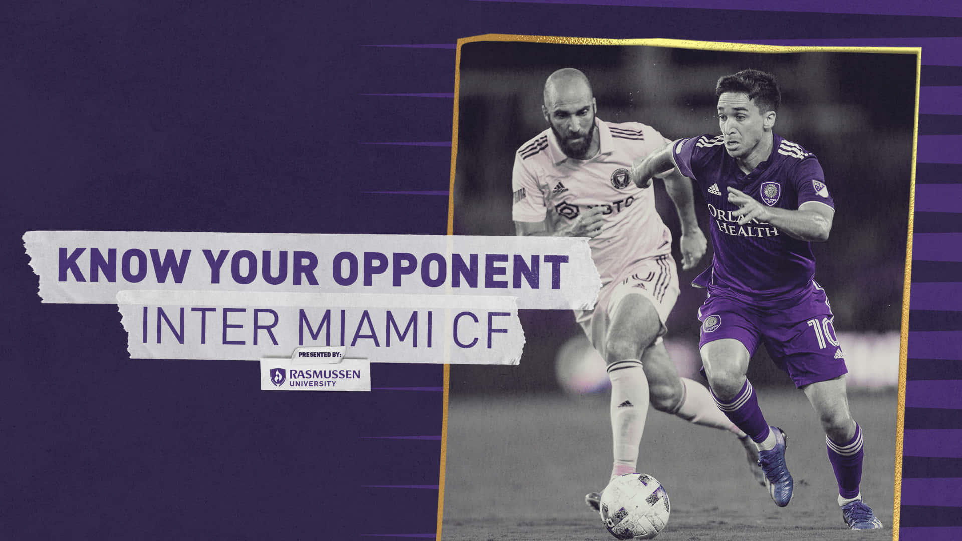 Dynamic Illustration Of Inter Miami Fc- Know Your Opponent Graphic Art Background