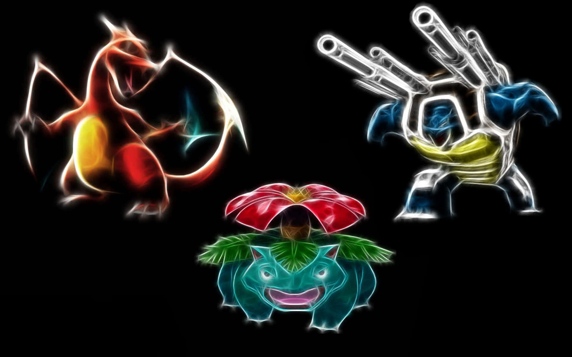 Dynamic Ivysaur In Its Natural Habitat Background