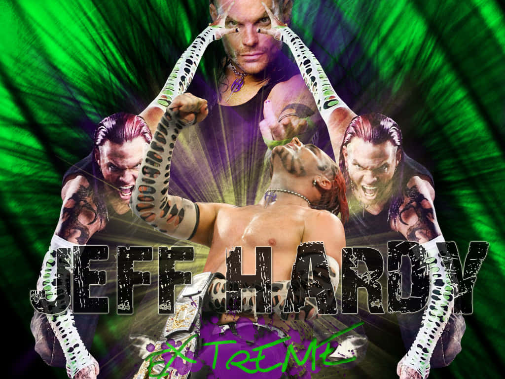 Dynamic Jeff Hardy In Action Background