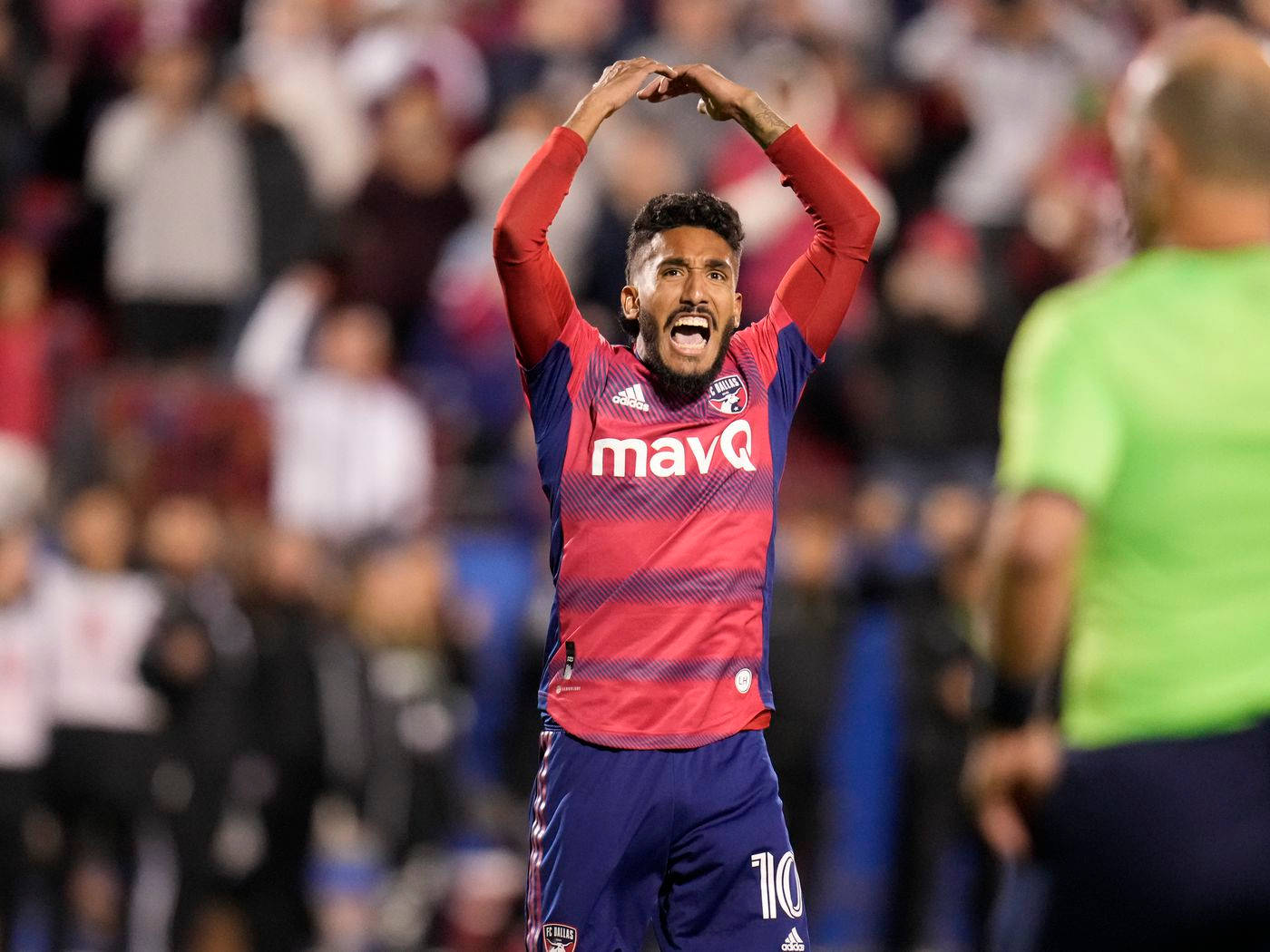 Dynamic Jesus Ferreira Of Fc Dallas Rousing The Live Crowd