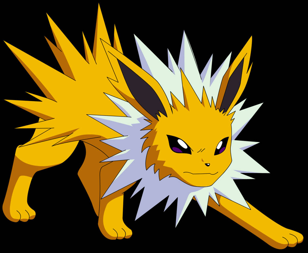 Dynamic Jolteon - Electric Pokemon Energy Background