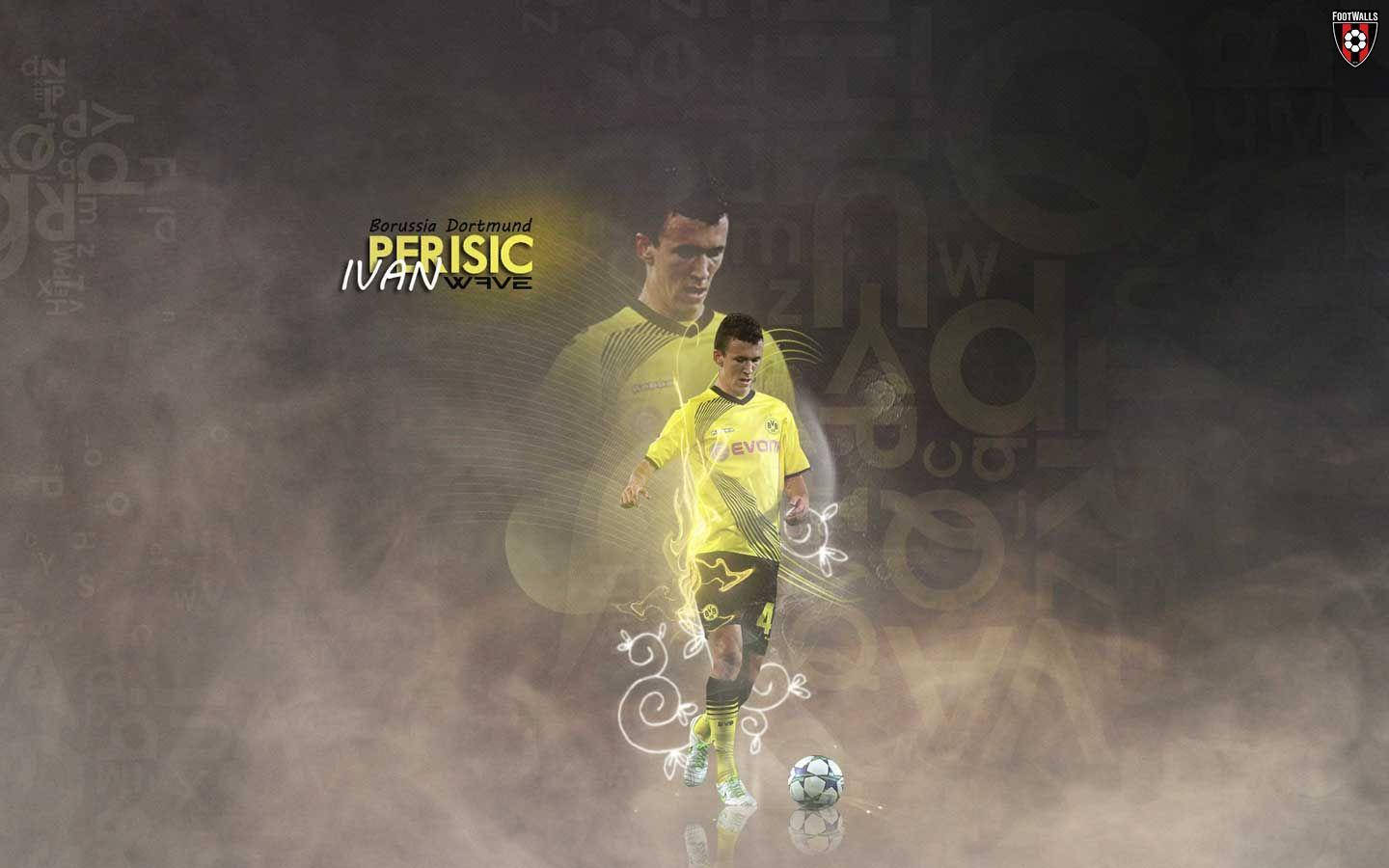 Dynamic Midfielder In Action - Ivan Perisic Background