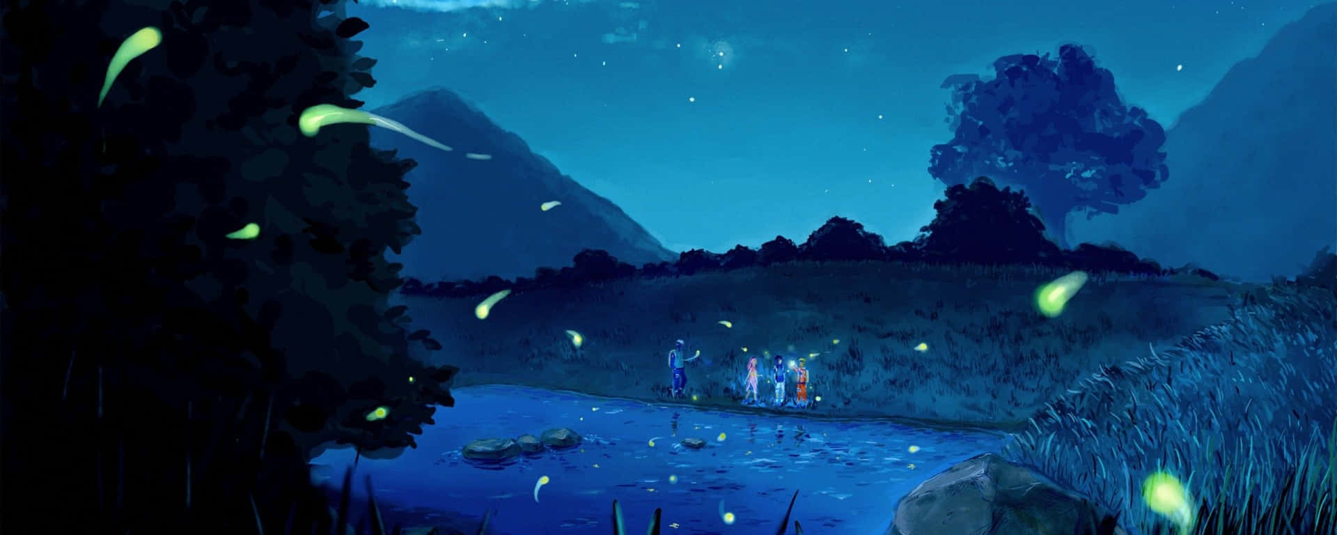 Dynamic Naruto Landscape Background