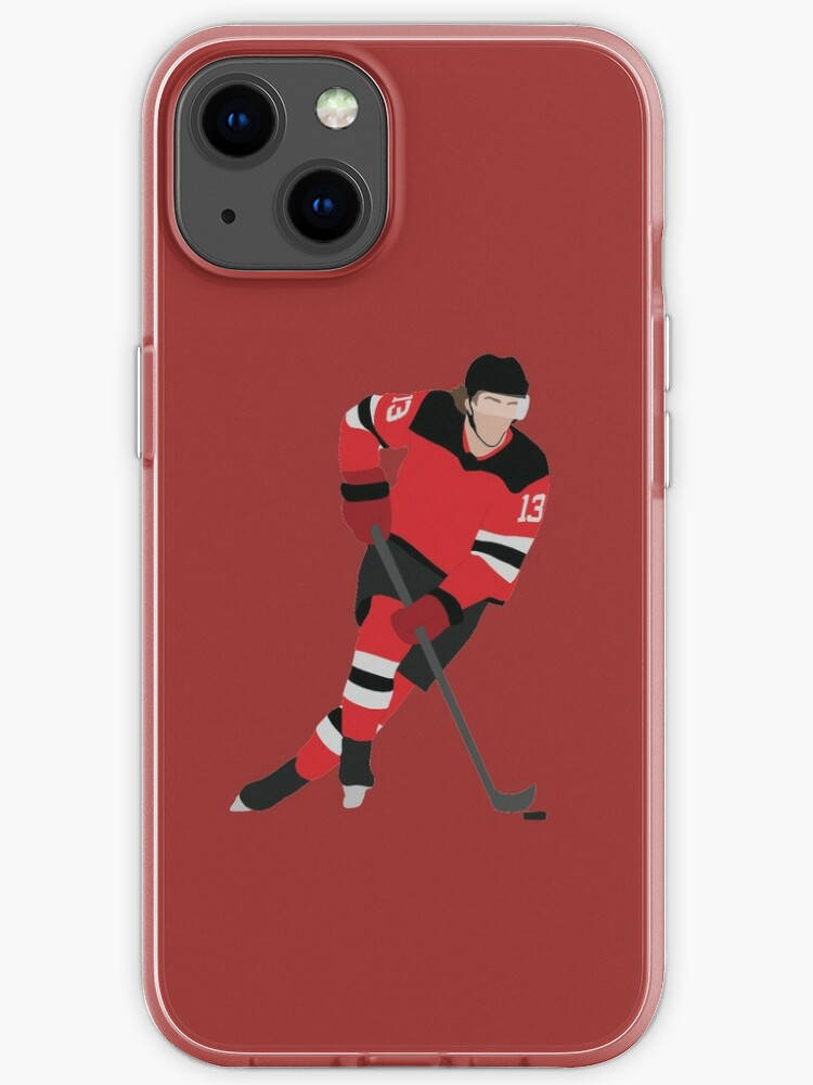 Dynamic Nico Hischier Captured On Phone Screen Background