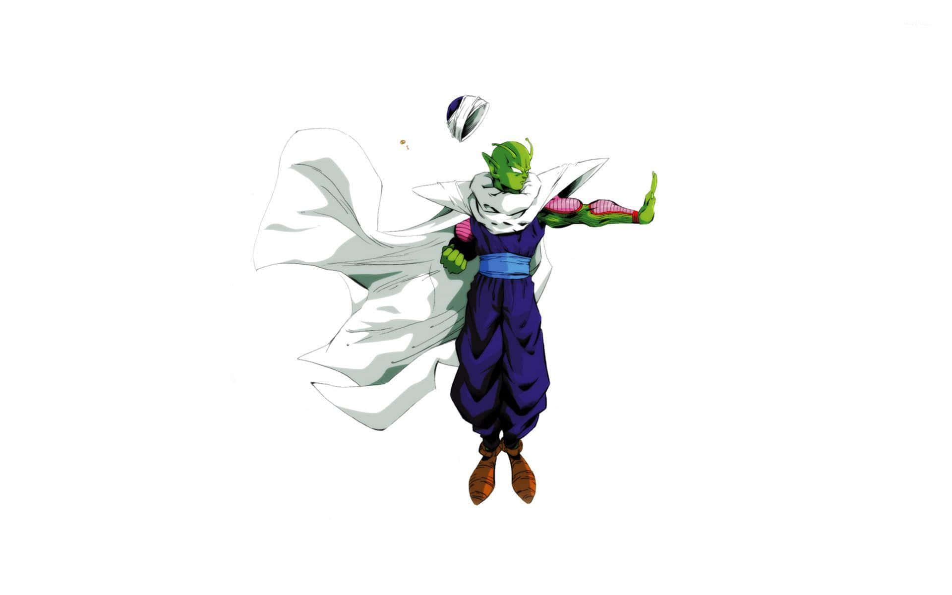 Dynamic Piccolo Action Pose Background