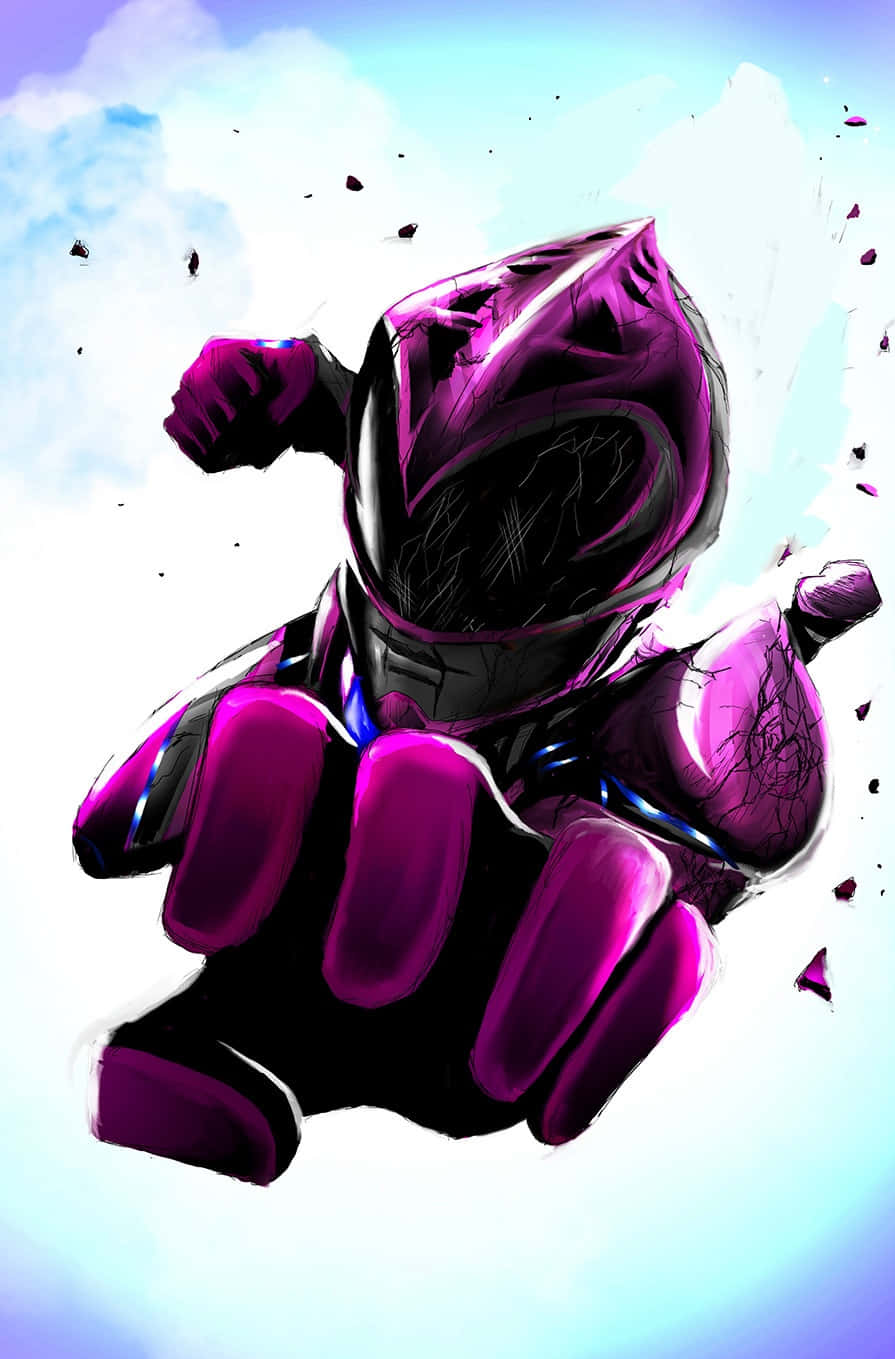 Dynamic Pink Ranger Illustration