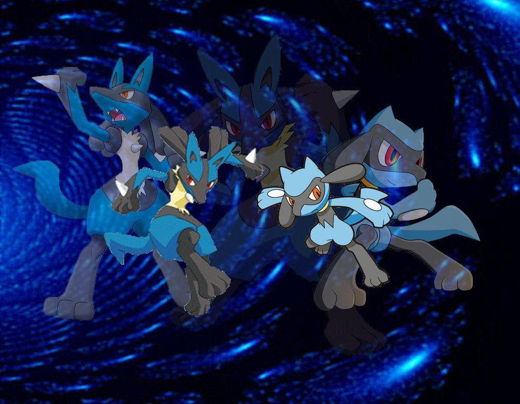 Dynamic Riolu And Lucario