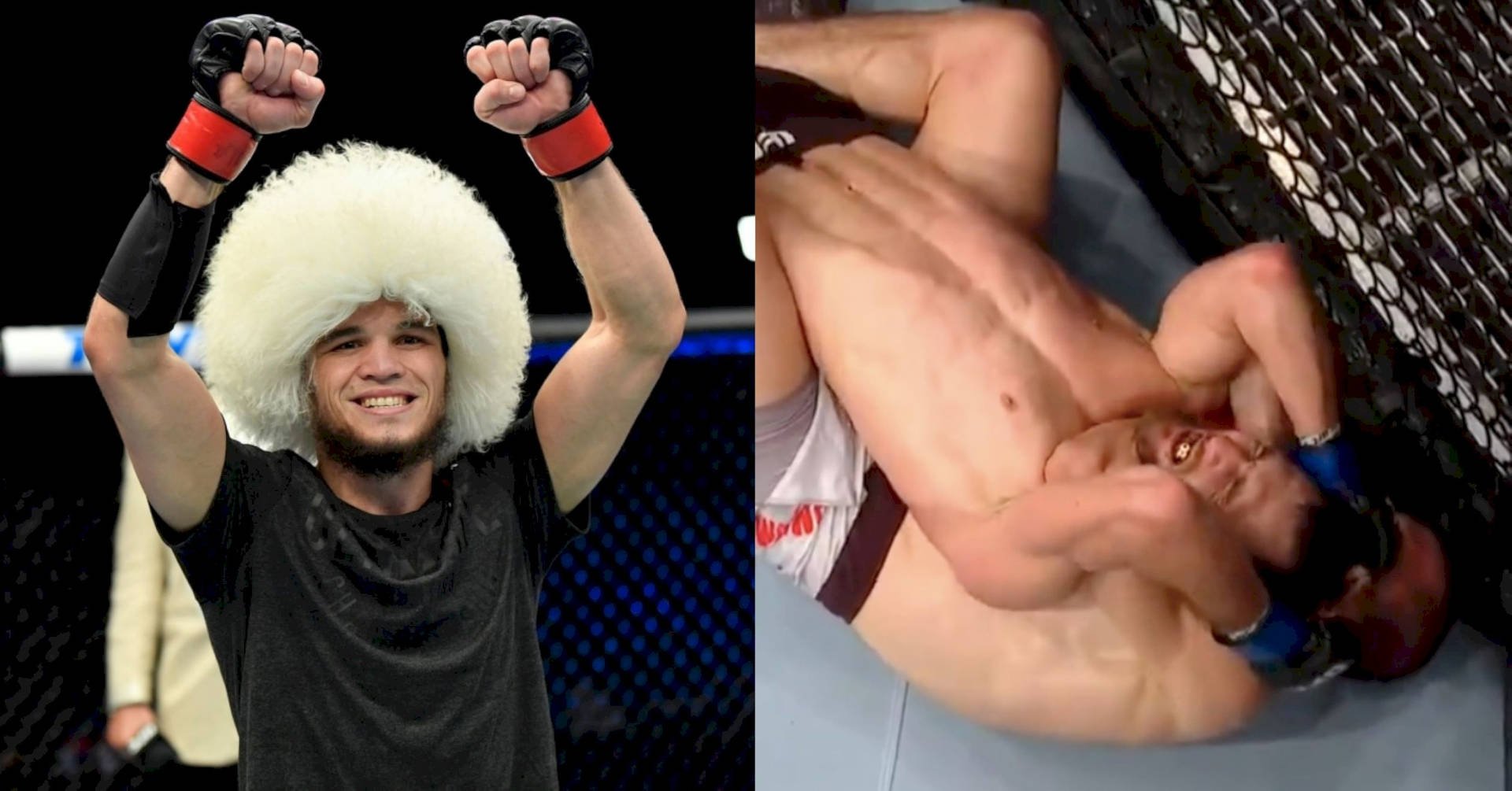 Dynamic Umar Nurmagomedov Dominating In The Ring Background