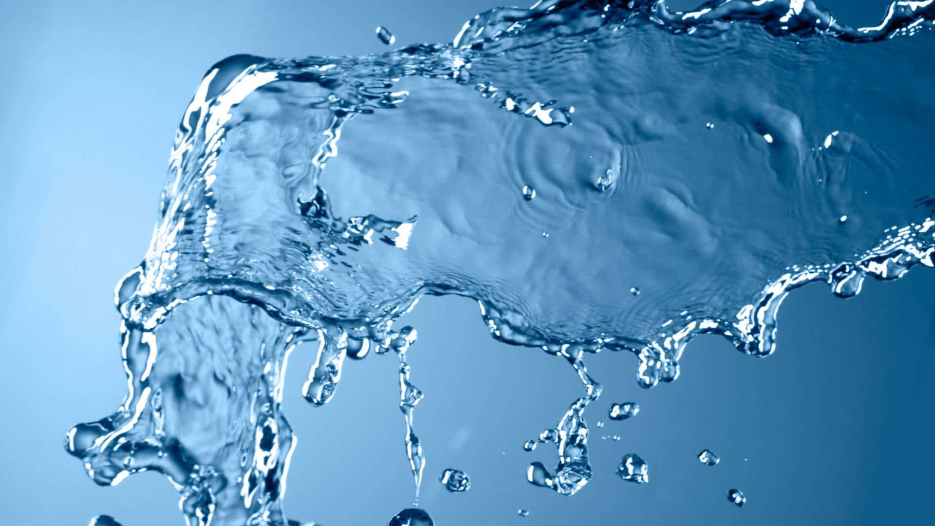 Dynamic Water Splash Desktop Wallpaper Background