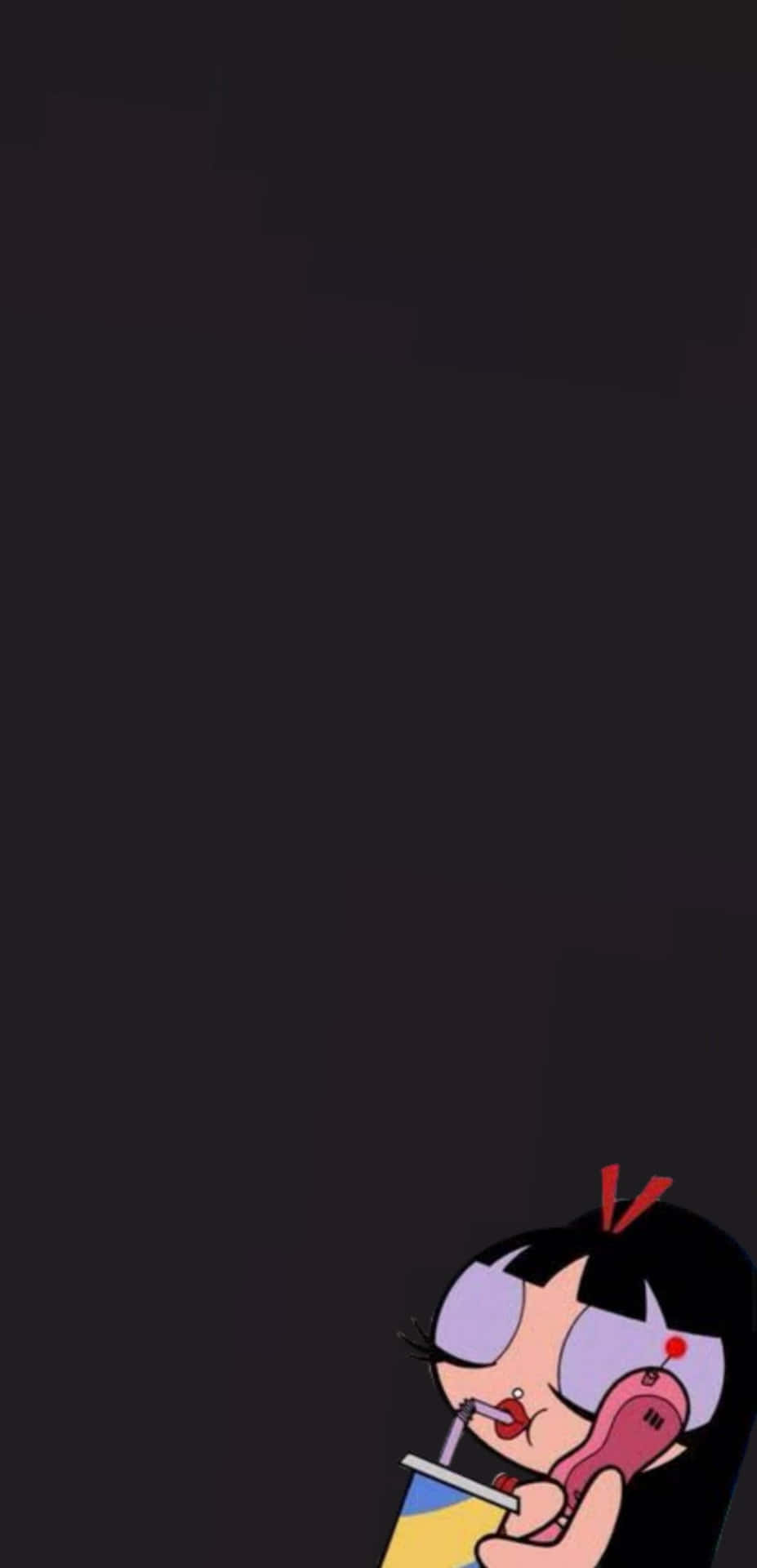 E-girl Aesthetic Black Background