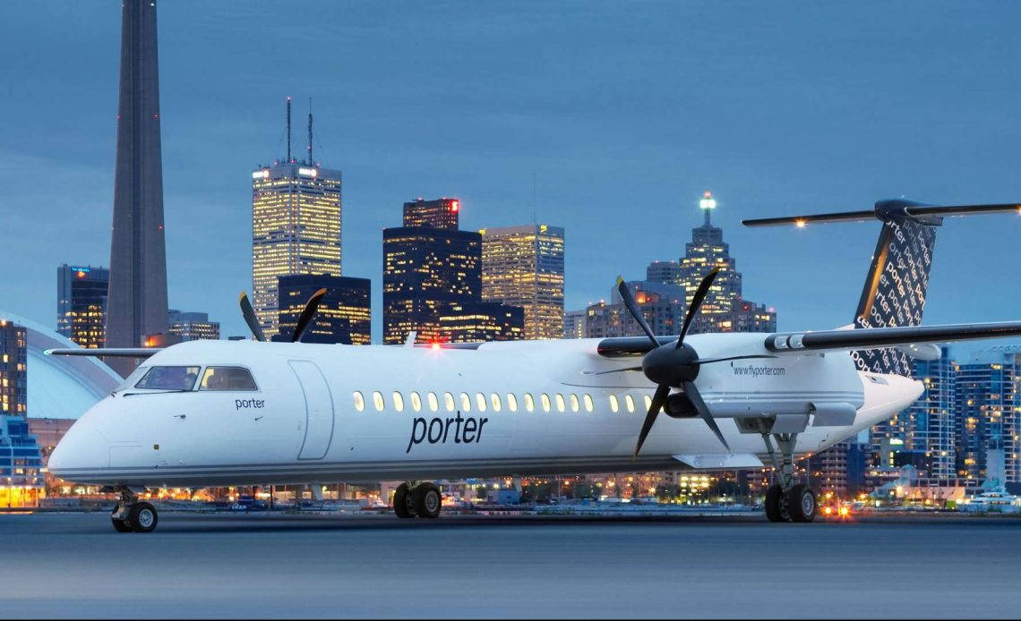 E195-e2 Porter Airlines Background