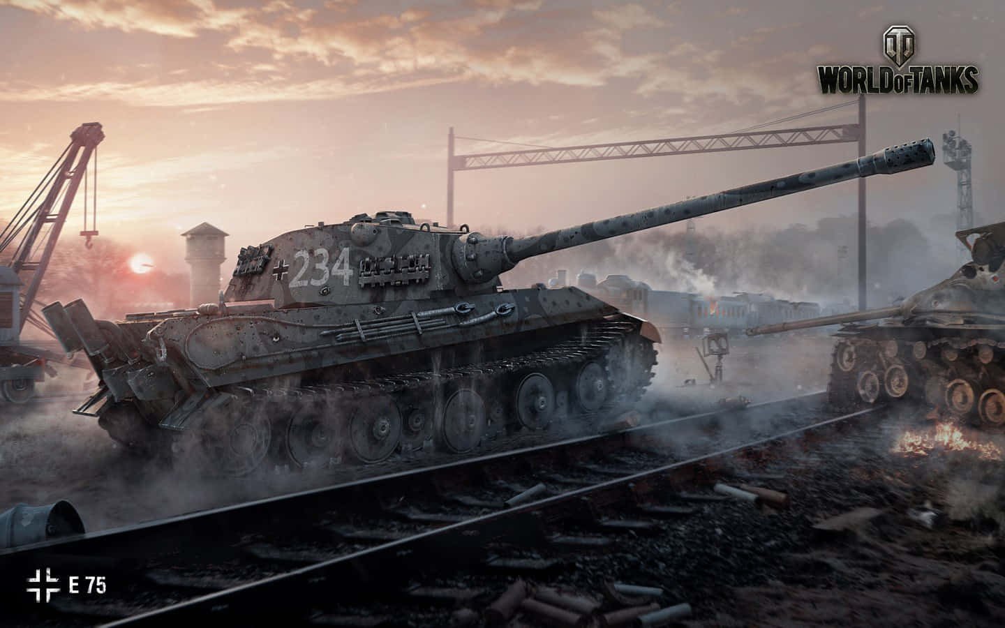 E75 Model 1440x900 Tanks Background