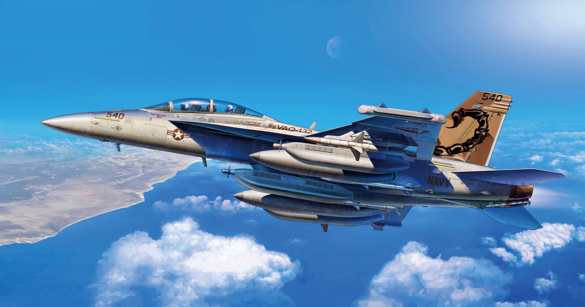 Ea-18g Fighter Jet Background