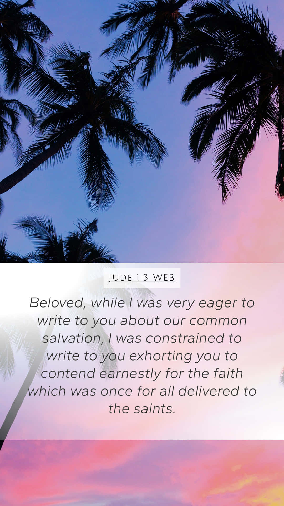 Eager Bible Verse Phone Background