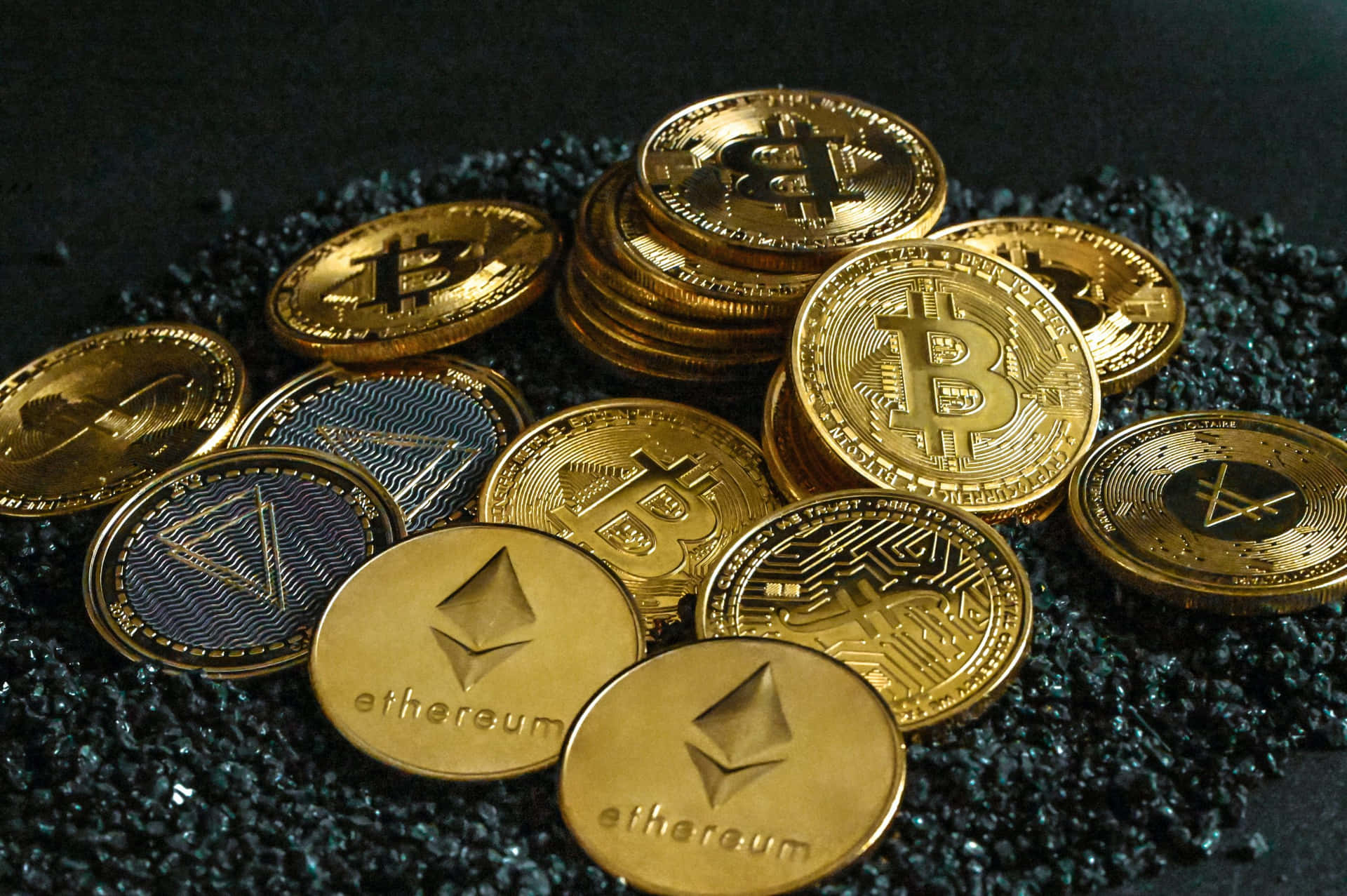 Eager Binance Coins Background