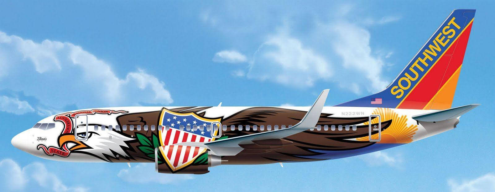 Eagle Airplane Southwest Airlines Background