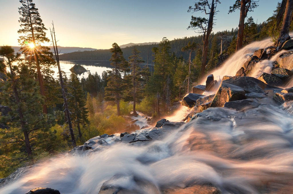 Eagle Falls At Greater Sacramento Background