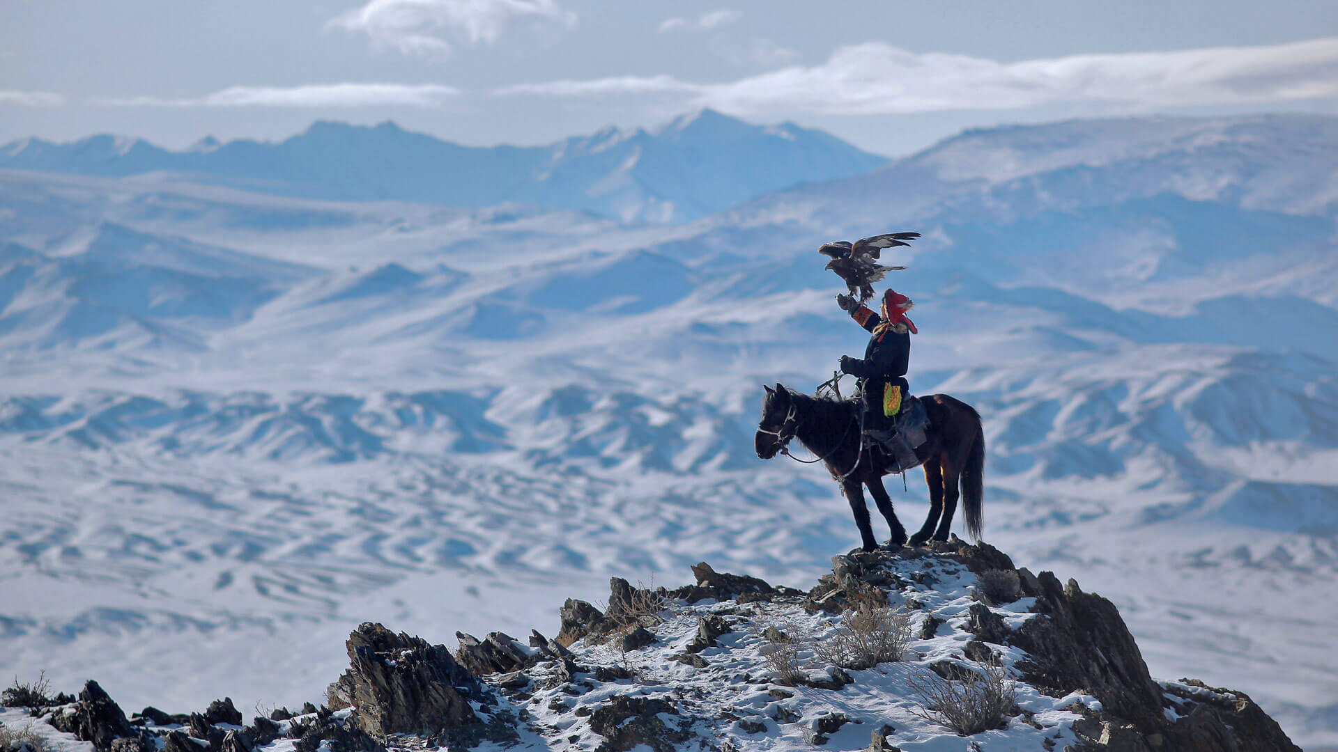 Eagle Hunter Mongolia Background
