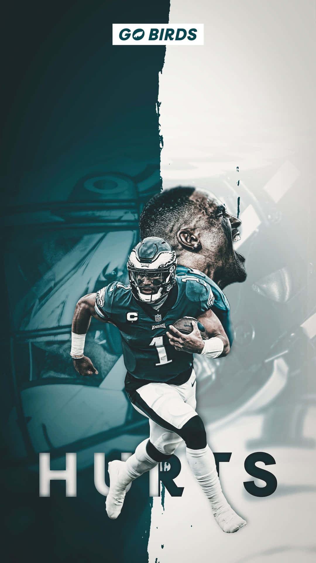 Eagles Football Hurts Graphics Background