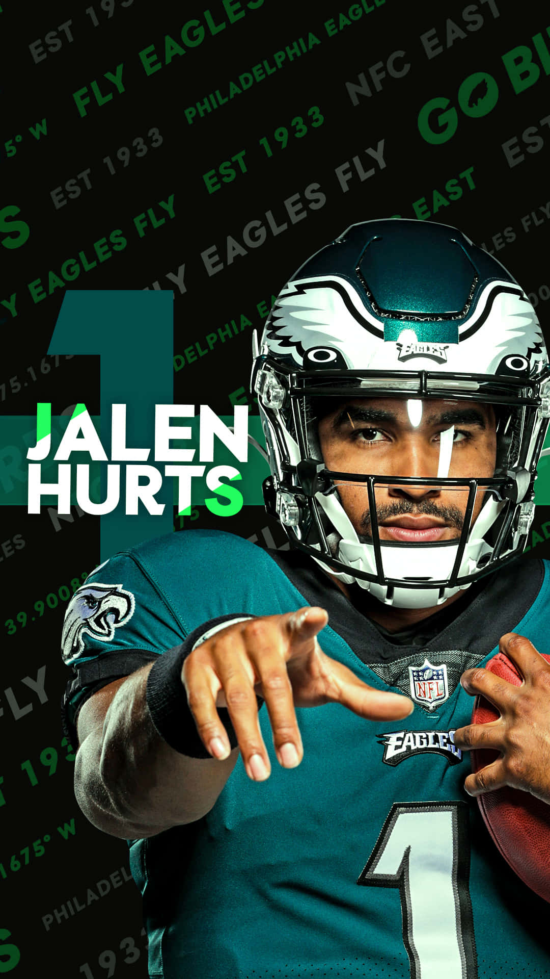 Eagles Football Jalen Hurts Background