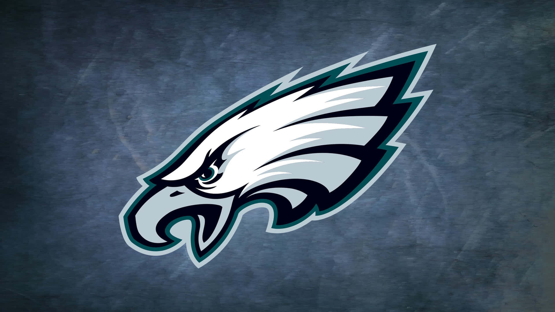 Eagles Football On Smoky Blue Background Background