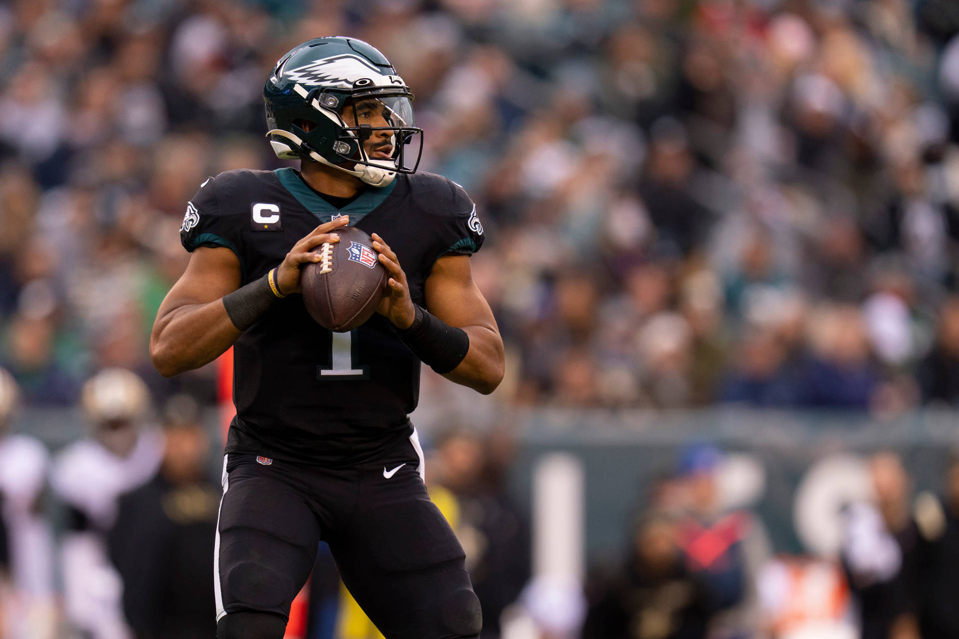 Eagles Qb Jalen Hurts Leading His Team