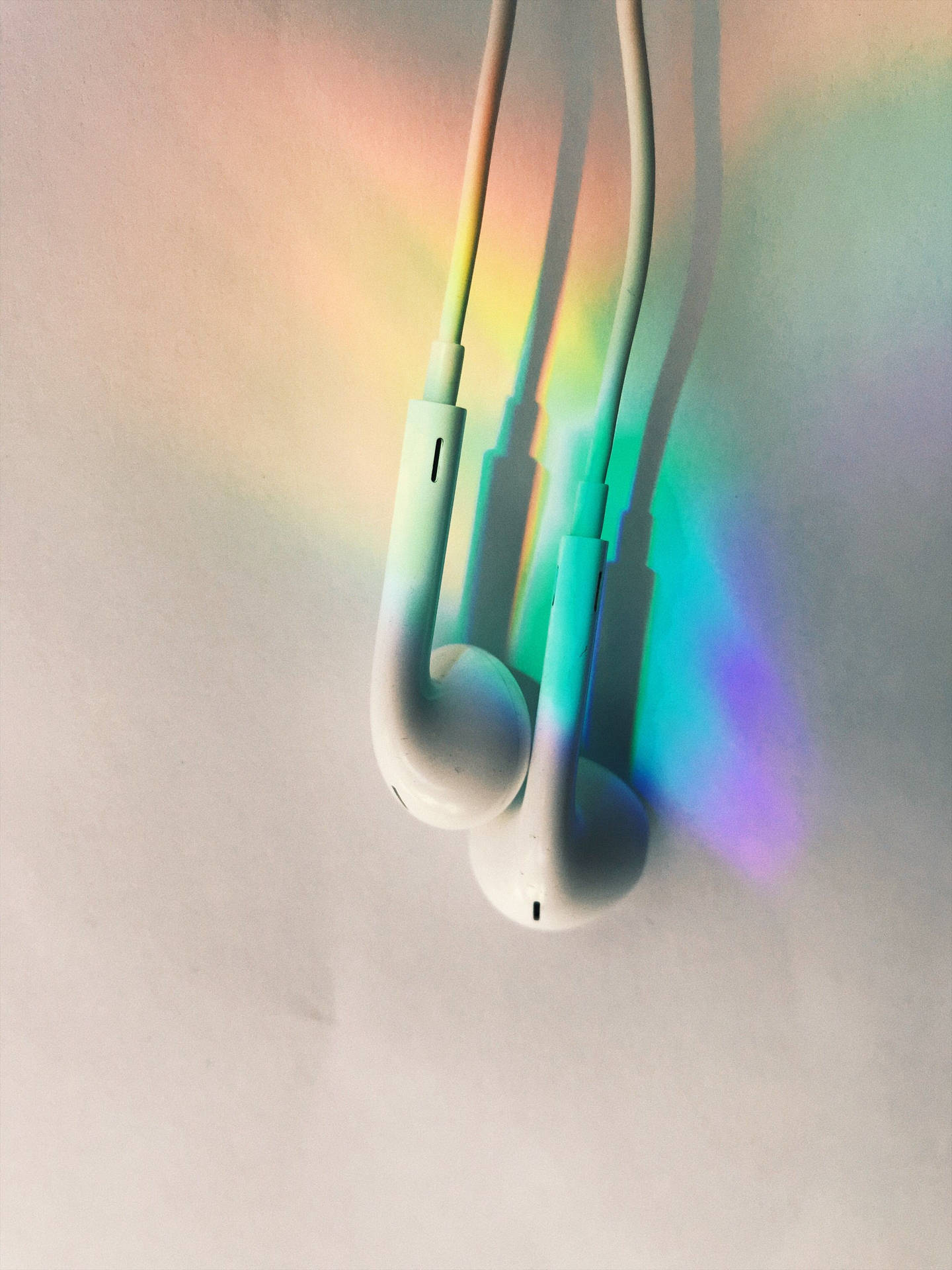 Earbuds Music Aesthetic Background