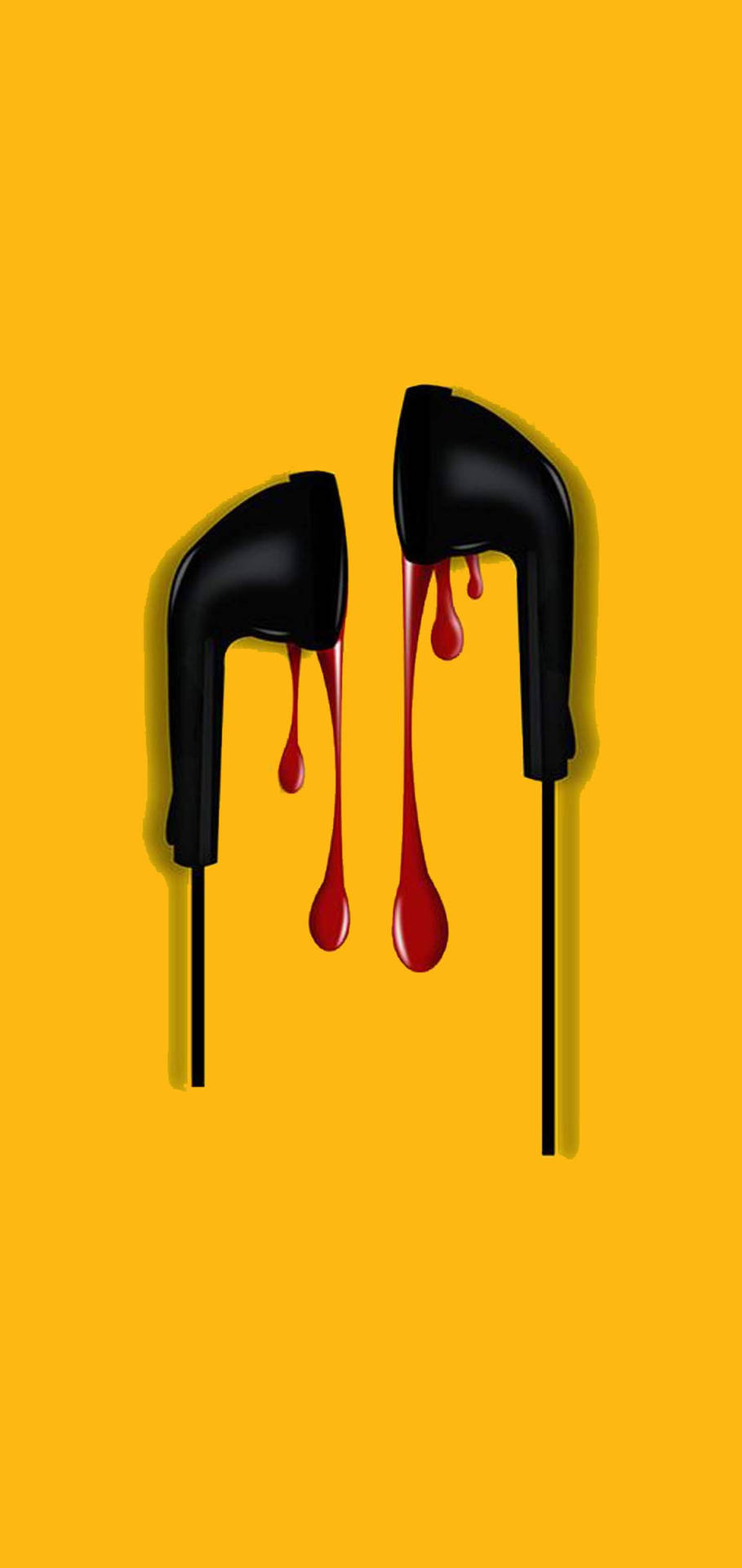 Earphones Art For Samsung S20 Fe Background