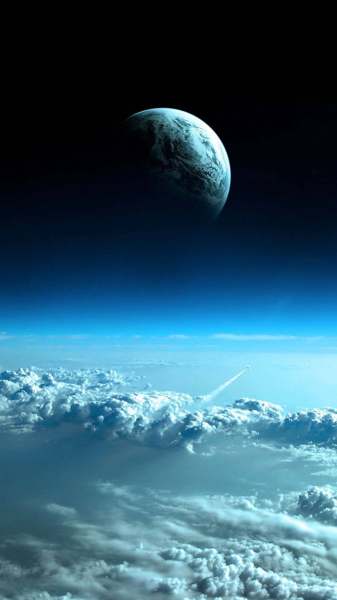 Earth And Space Home Screen Background