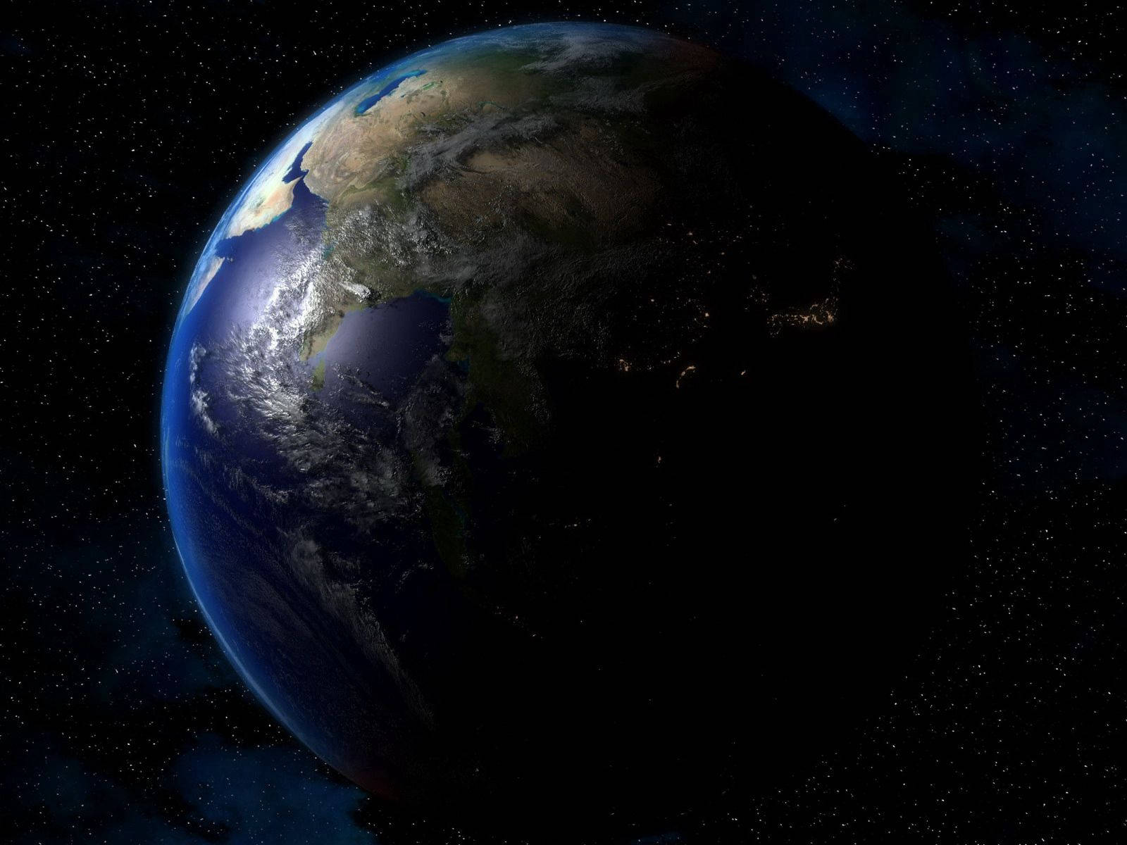 Earth Day And Night Background